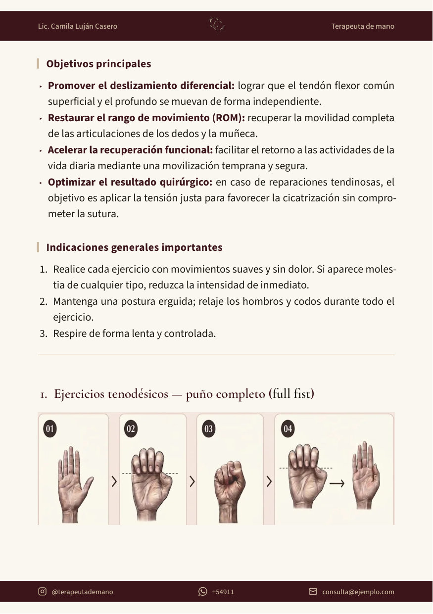 Vista previa página 3 — Guía para evitar la rigidez y el dolor en manos