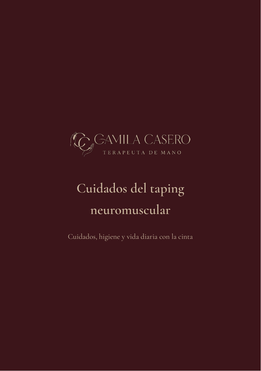 Vista previa página 1 — Cuidados del taping neuromuscular en casa