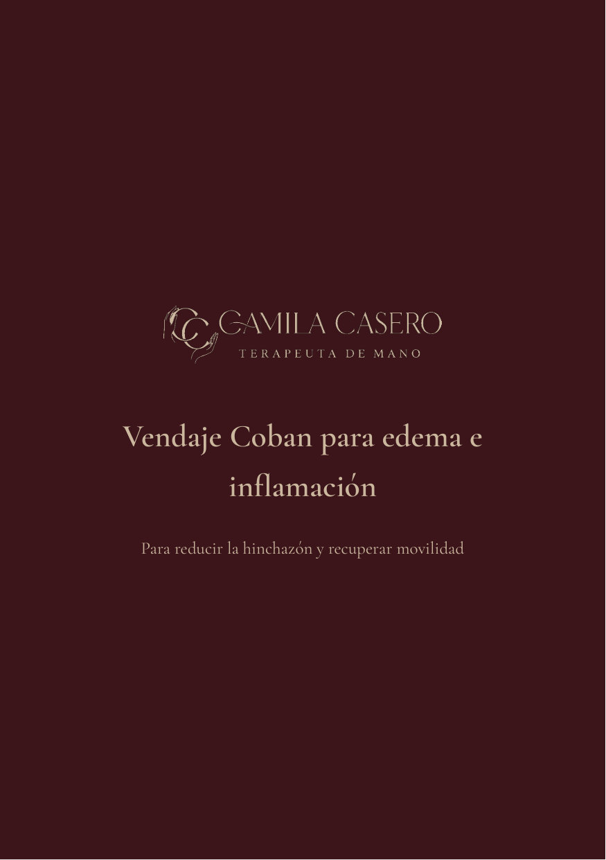 Vista previa página 1 — Vendaje Coban para bajar la inflamación de la mano